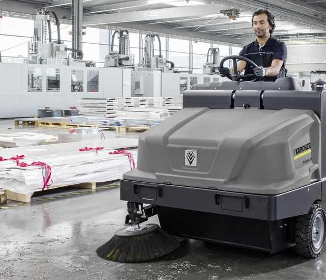 KM 120/250 R battery floor sweeper
